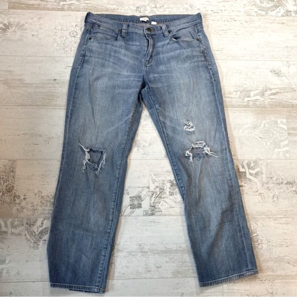 J Crew Distressed Boyfriend 32